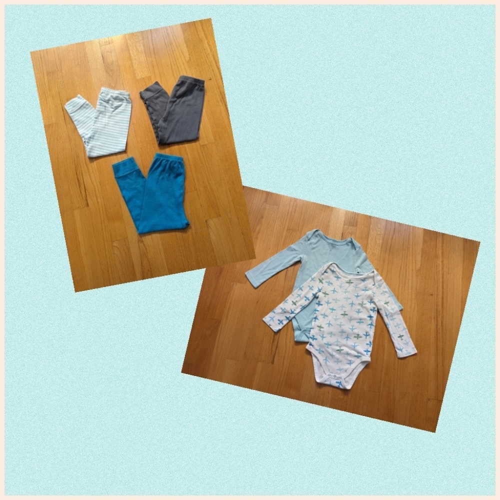 Cloud Island Pants and Onesie Bundle, size 24 mo